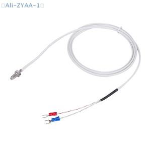 (ZYAA-1)K  열전대 케이블 M6 1M 2M 나사 온도 센서 프로브 REX-C100 컨트롤러 조절기 용 0-800 C