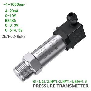 압력 트랜스미터 4-20mA 0-3.3V 10V RS485 출력 G1/4 