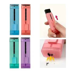 슬라이드형 XD02UK80 자석 지우개 12개(혼합) 필기구 단체선물