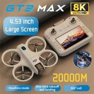 GT3 MAX 5G 전문 드론 8K HD 항공 사진 장애물 회피 원격 제어 항공기 듀얼 카메라 RC 쿼드콥터 장난감