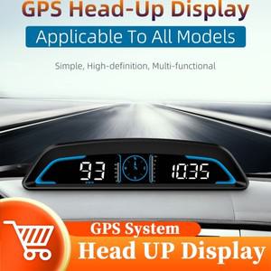 GPS/OBD HUD 자동 속도계 헤드 업 디스플레이 온보드 컴퓨터 디지털 시계 알람 모니터  용 액세서리
