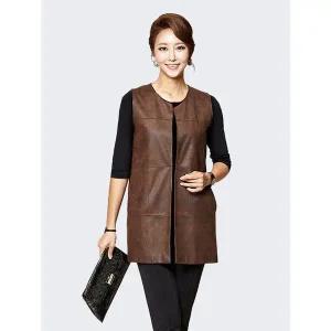 [하프클럽/]헤라  누벅 롱 베스트 K144VT02