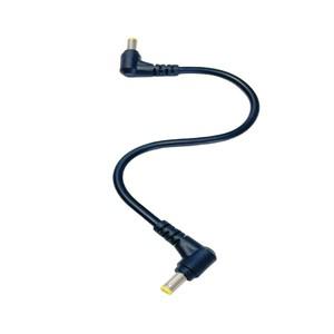 이중 엘보 DC 전원 5.5x2.5mm 수 플러그 케이블 90 도 직각 12V 모니터링 장비