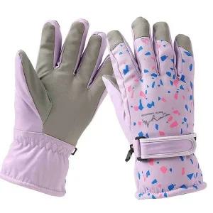 [하프클럽/]스키장갑 터치 팔레트 여성용 방한 보드 스노보드