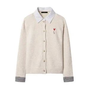 [하프클럽/르샵]울 셔츠 레이어드 가디건 (DO4CK019A)