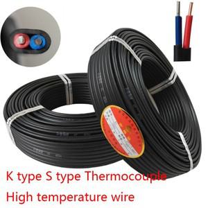 고온 와이어 온도 측정 S타입 열전대 연결 KC2X1 보상 K