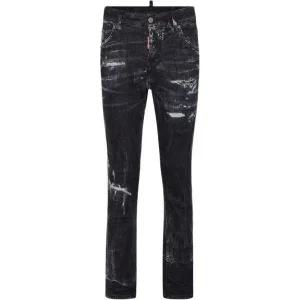 [디스퀘어드2]270437 DSQUARED2 25 블랙 디스트로이드 워시 쿨 걸 진 (S72LB0837 S30503 900)