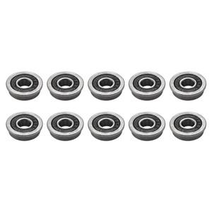 F695-2RS 베어링 플랜지 미니 소형어처 딥 그루브 볼 VORON Mobius 2/3 3D 프린터용 5X13X4mm 10 개