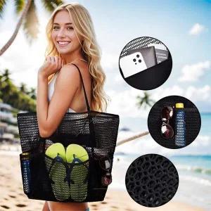 [하프클럽/]여름가방 대용량 비치백 4포켓