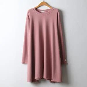 [하프클럽/] 스판소매패치미니원피스 OLJ464M510 빅사이즈