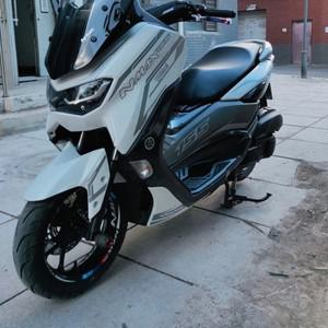 호환 야마하 Nmax 155 반사 오토바이 휠 림 허브 스티커  14 인치 스쿠터 스트라이프 데칼 액세서리  장식