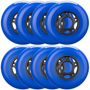 [미국배송] 휠컴 8팩 인라인 스케이트 휠 실외 실내 롤러 블레이드 85A 하키 64MM 70MM 72MM 76MM 80MM 립스틱 러기지 스쿠터 등을 위한 교체용