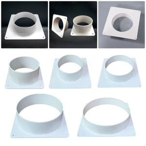 내구성 스트레이트 에어 벤트 덕트 커넥터 도구   설치 공기 배출구 어댑터 플랜지 플라스틱 환기 파이프