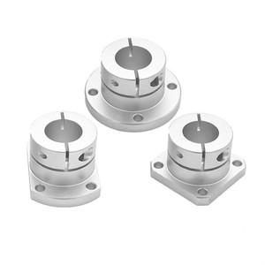 플랜지형 샤프트 지지대 표준 가이드 개방형 양면  브라켓 선형 모션 자동화 부품