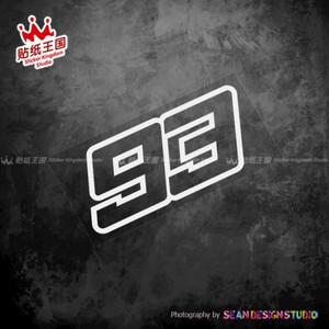 호환 GP 93 모터 바이크 데칼 방수 반사 스티커 05