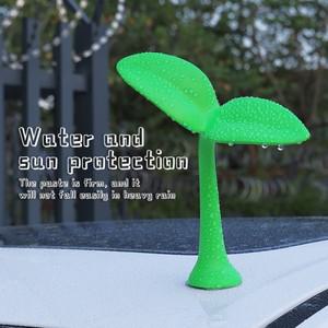 호환 자동차 장식품 3D 지붕 스티커 콩나물 묘목 꽃 봉오리 촉수 외관 액세서리