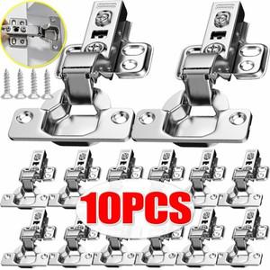 스테인레스 스틸 캐비닛 도어 경첩 소프트   유압 댐퍼 버퍼 없음 나사가 주방 찬장