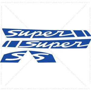 호환 Vespa GTS 250 300 스쿠터 스티커 세트 사이드 바디 데칼 방수