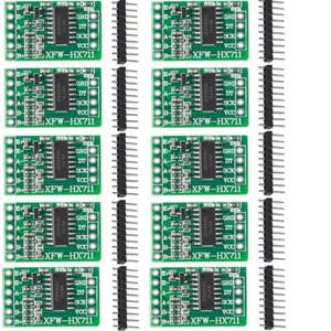 5/10PCS HX711 로드셀 증폭기 브레이크아웃 중량 계량 센서 Ad 모듈 마이크로컨트롤러용 아날로그-디지털