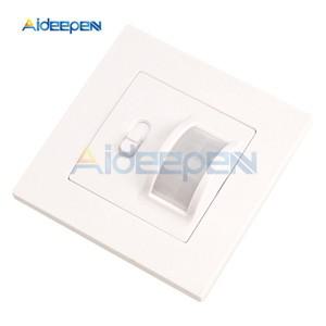 AC 110V-220V LED PIR 적외선 감지기 동작 센서 스위치 ON/OFF 벽 가정용 시간 지연 조절