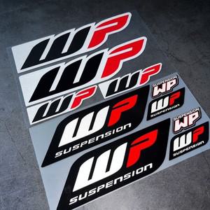 호환 WP 서스펜션 오토바이 쇼커 스티커 가와사키 혼다 스즈키 Ducati Benelli 자전거 포크 댐퍼 액세서리