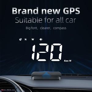 M1 GPS HUD 자동차 헤드 업 디스플레이 나침반 속도 MPH KMH Whit 경보 시스템 프로젝터 온보드 컴퓨터 앞