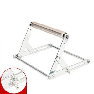 접이식 스테인레스 스틸 스탠드 롤러 1 개 조정  기 지지대 프레임 소재 용 브래킷