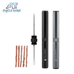 자전거 튜브리스 타이어 키트  MTB 로드 플매트 카펫 러그  플랫 펑크 수리 패치 실란트 고무 줄무늬 세트