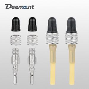 Deemount 자전거 D/V 코어 아연 합금 목재 밸브 용 Dunlop 도구  설치 구리 너트 Blitz Ventil 서비스 세트