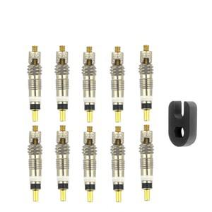 2/5/10ps 자전거 Presta 밸브 코어 황동 FV MTB 도로 타이어 교체 튜브리스 리무버 도구