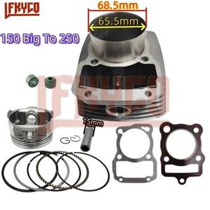 바이크 오토바이 액세서리 65.5mm 엔진 부품 실린더 키트 CG150 ZJ150 ZJ CG 장비 Motoblock 용 큰 ~ 보어