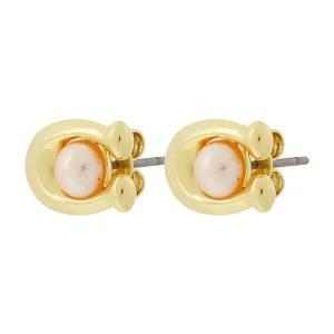 [코치] 펄 시그니처 여성 귀걸이 341922 GLD 651