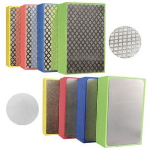 1Pcs  다이아몬드 핸드 폴리싱 패드 타일 유리 연마 그라인딩 블록 스톤 석 세라믹 샌딩 디스크 폴리셔 도