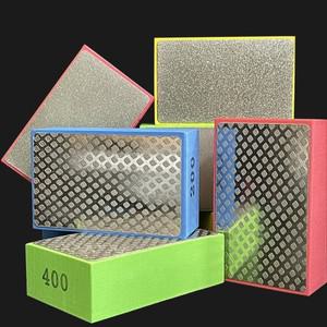 다이아몬드 핸드 폴리싱 패드 타일 유리 연마 그라인딩 블록 스톤 석 세라믹 샌딩 디스크 셔 도구