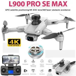 드론 L900 Pro SE MAX 4K 전문가용 8KM HD 카메라 5G GPS 장애물 회피 브러시리스 모터 쿼드콥터 RC 헬리콥