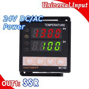 디지털 온도 조절기 PID 24V DC AC 열전대 K  J 센서 입력 ssr용 전압 출력