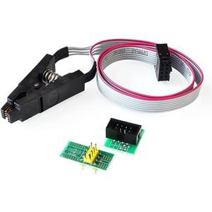 IC  클립 소켓 어댑터 SOIC8 SOP8 플래시 칩(케이블 프로그래밍 포함) 보드 모듈(2개의