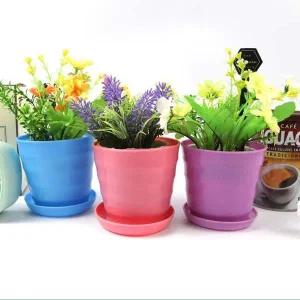 [셀러에이드]가로 플라스틱 교육 소형 사이즈 미니 화분 받침 1P