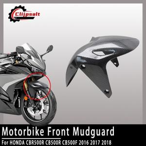 프론트 펜더 스플래시 머드가드 ABS 카본 액세서리, 혼다 CB500F cbr500 CB 2016-2018 바이크 오토바이