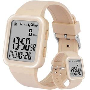 남성 여성용 디지털 시계, EL 백라이트가 있는 피트니스 트래커, 앱/휴대폰 필요 없음, 걸음 수 카운터 만보계 타이머 진동 알람 시계가 스포츠 수면 모니터, 칼로리, 거리