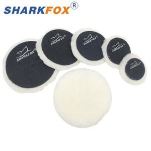 Sharkfox 양모 연마 디스크 헤비 커팅 패드 버핑 폴리셔 왁싱용  램 80-180mm