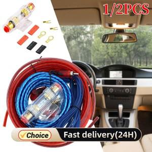 1500W 자동차 서브우퍼 케이블 8GA 스피커 설치 와이어 라인 용 차량 부품