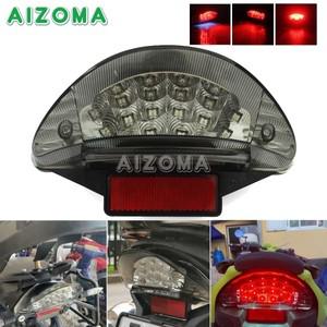 바이크 오토바이 LED 테일 라이트 E-마크 라이센스 플레이트 BMW 호환 F650GS F800S R1200GS 모험 용 후면