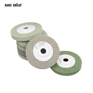 1개 4인치/100mmx13x16mm 나일론 섬유 연마 디스크 석 석재 금속 마감용 P60-1000 앵글 그라인더 플랩 휠
