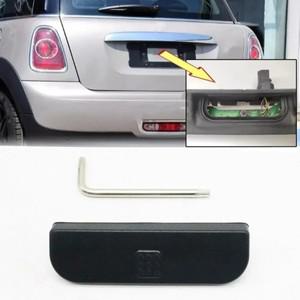 후방 트렁크 테일게이트 문짝 핸들 스위치 고무 단추 캡 커버 BMW 호환 미니 소형 R50 R52 R53 R59 쿠퍼 R5