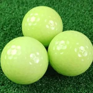 야간 라운딩 형광 야광 골프공 경기 연습 필드 용품