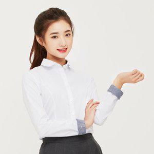 [교복왕] 교복 여자 블라우스 옥스포드 화이트 블라우스