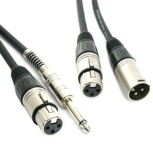 오디오케이블 음성 55모노 RCA XLR 마이크 캐논잭 연결 케이블 마이크줄 연장선 변환젠더