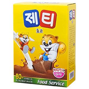제티 쵸코 80스틱 1360g / 초코렛 맛 핫쵸코 음료