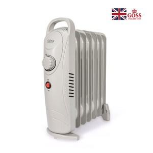 고스 미니 라디에이터 7핀 가정용 화장실 욕실 캠핑 소형 전기라디에이터 사무실 전기난로